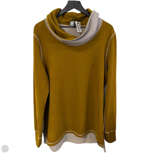 Athletic Sweatshirt Collar By Cmc In Green & Grey, Size: Xl