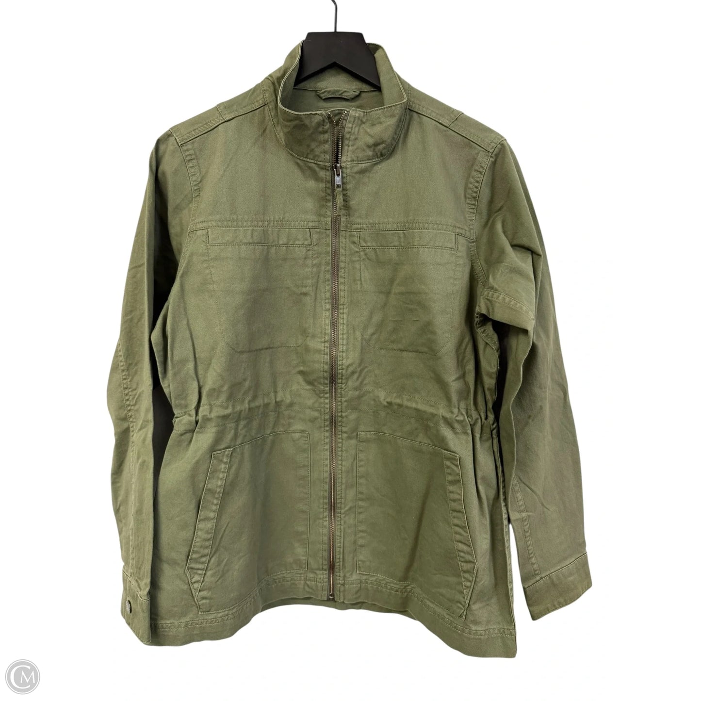 Jacket Utility By Gap In Green, Size: S