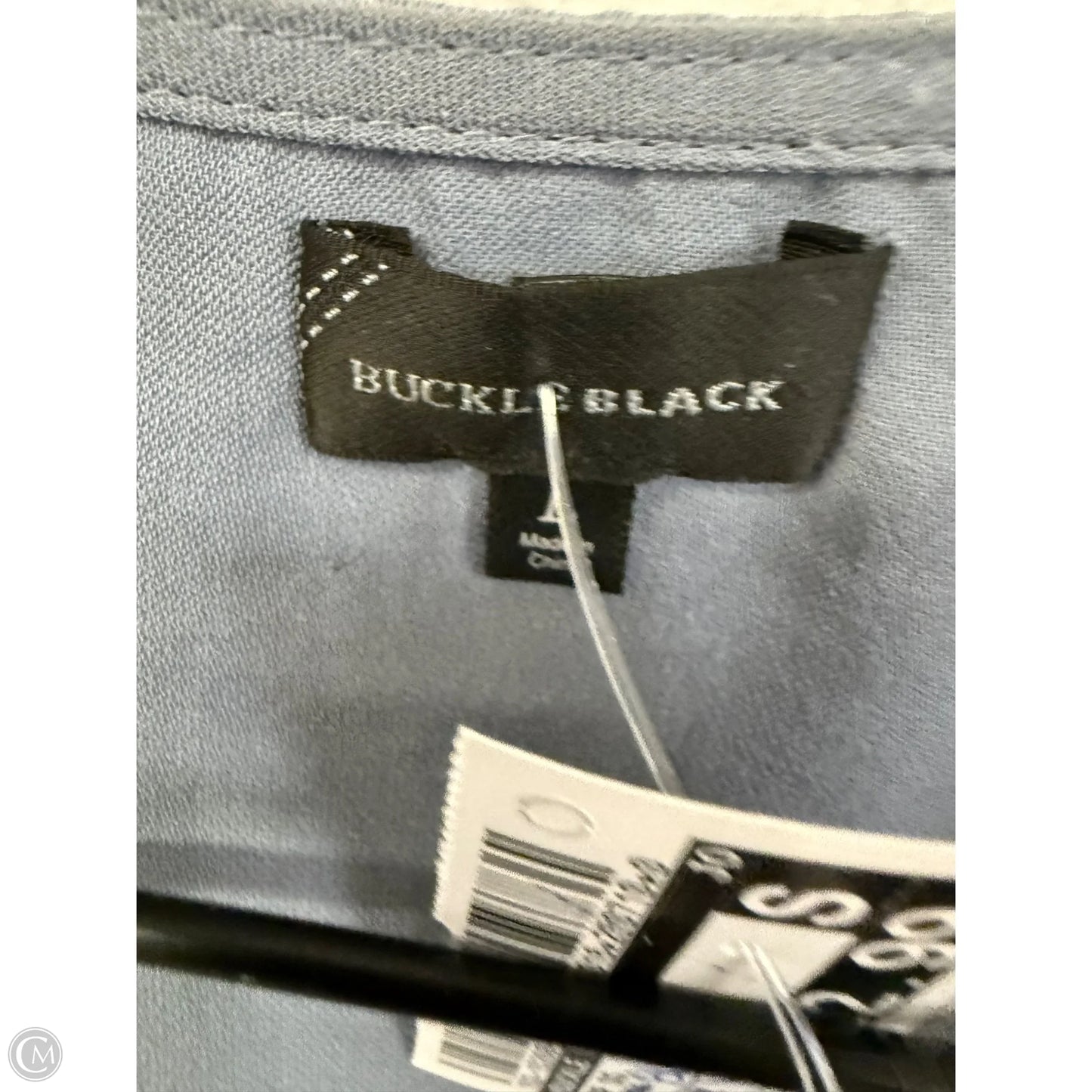 Top Short Sleeve By Buckle Black In Black, Size: S