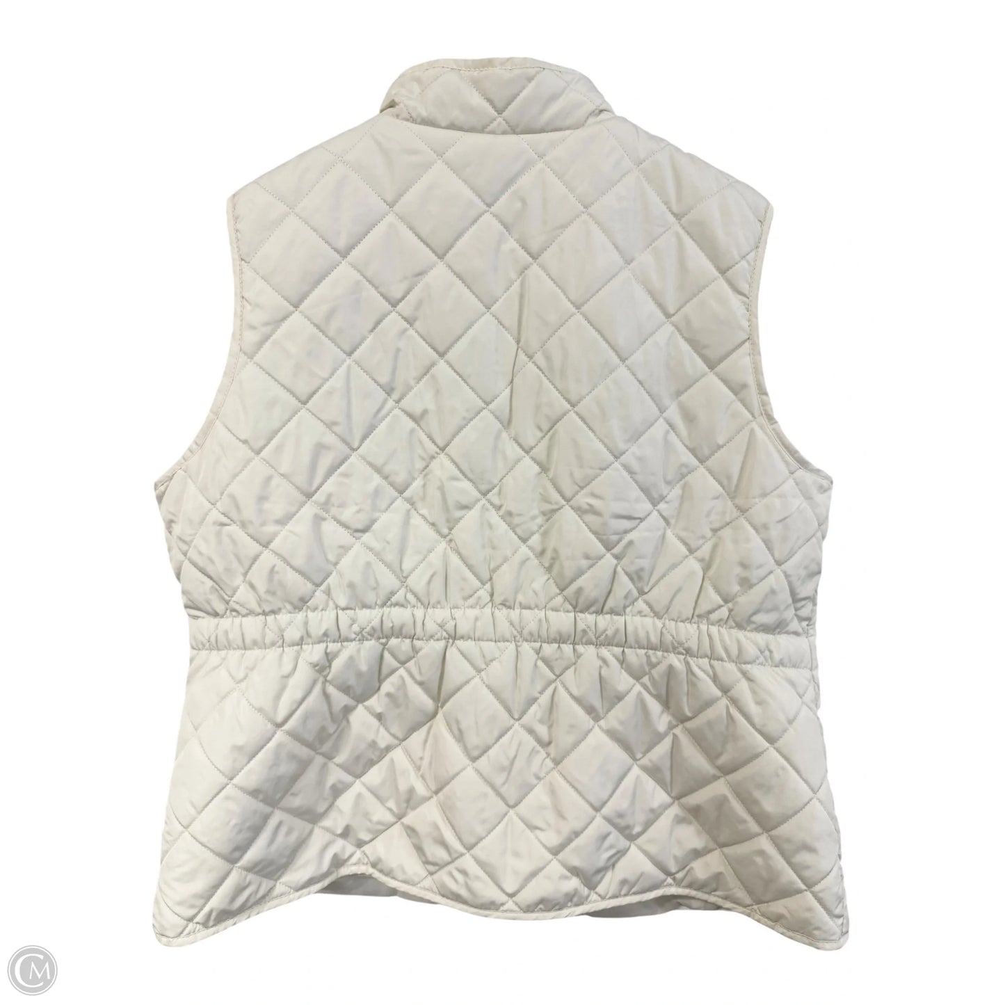 Vest Puffer & Quilted By St Johns Bay In Ivory, Size: Xxl