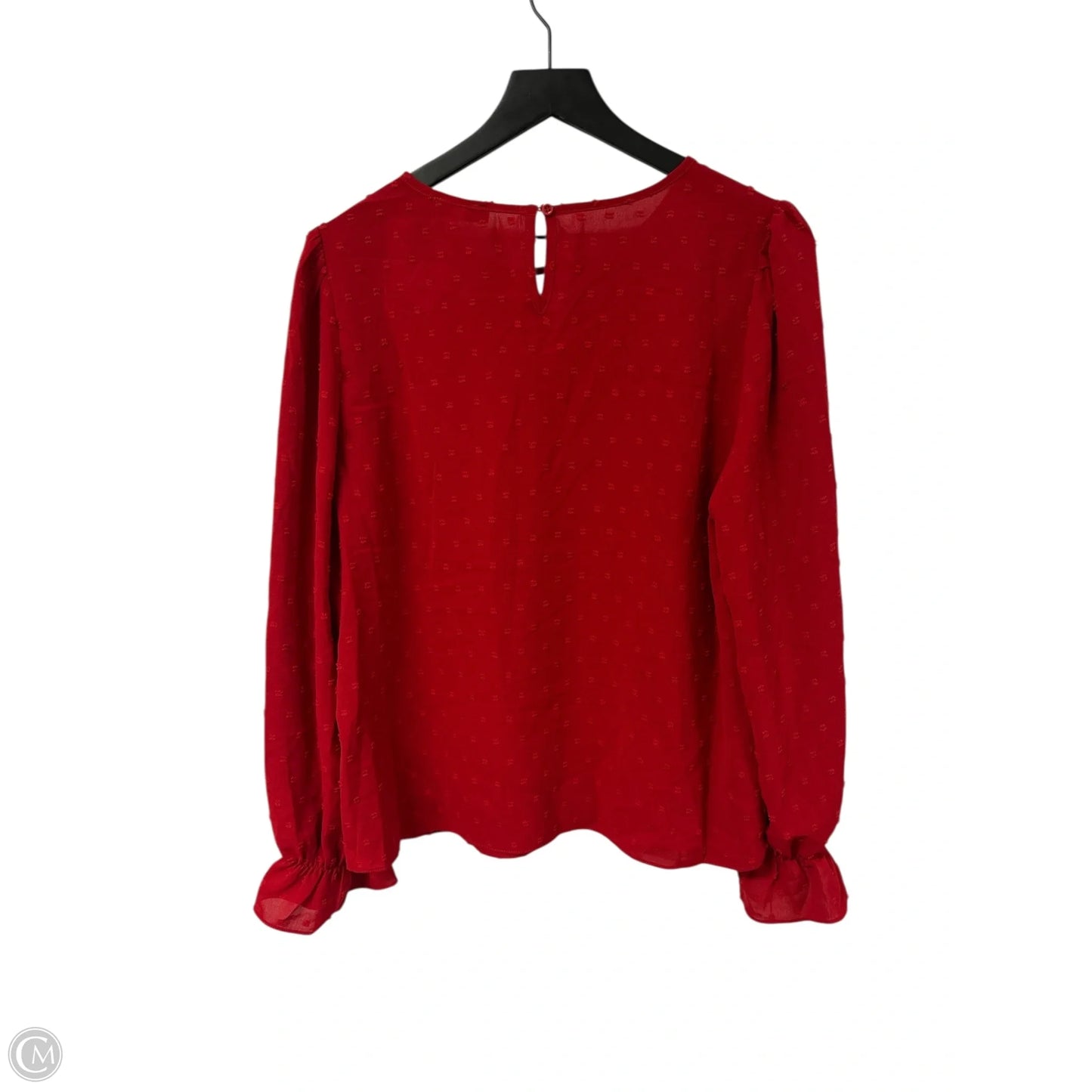 Top Long Sleeve By Cme In Red, Size: Xl