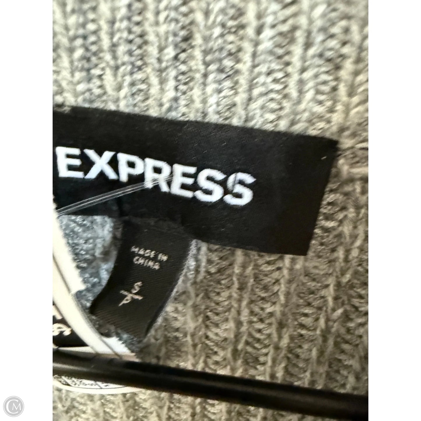 Sweater By Express In Grey, Size: S