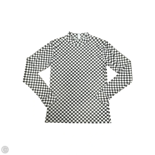 Top Long Sleeve By Clothes Mentor In Black & White, Size: 2x
