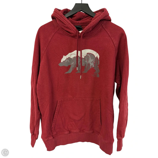 Sweatshirt Hoodie By The North Face In Red, Size: Xl