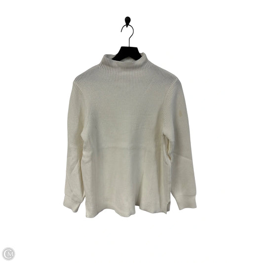 Sweater By Clothes Mentor In White, Size: L