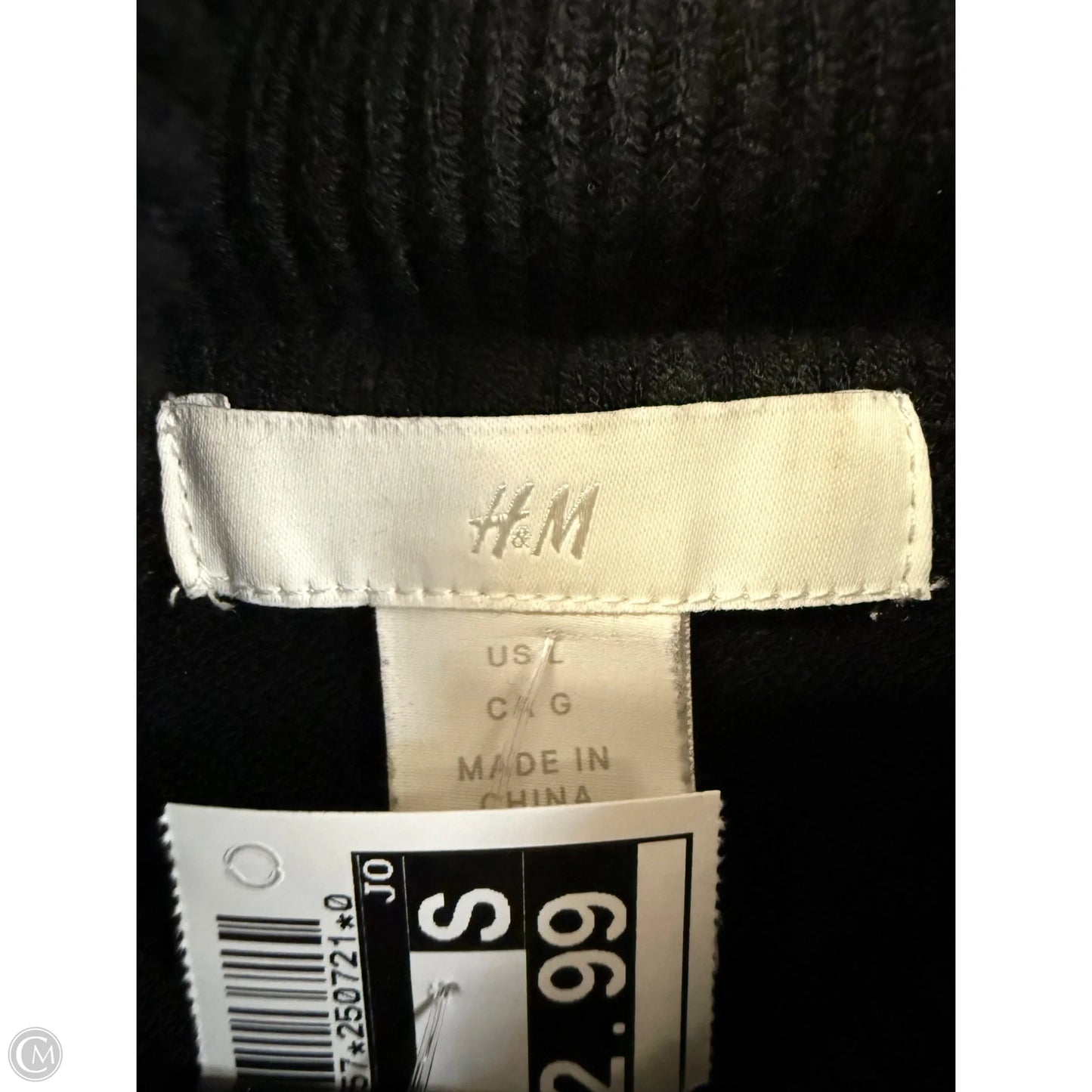 Sweater By H&m In Black, Size: L
