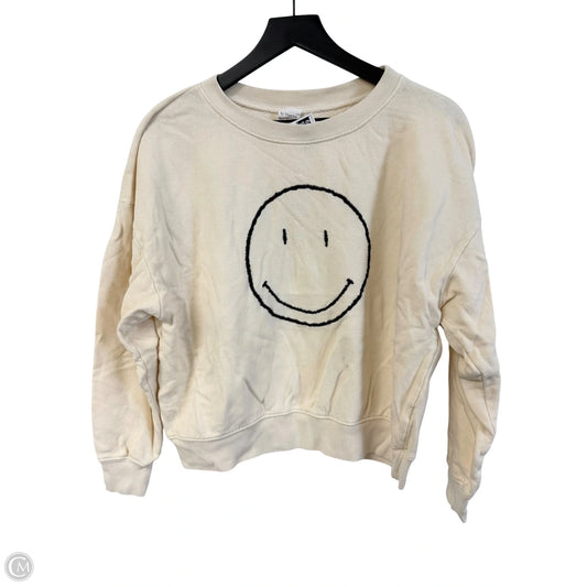 Sweatshirt Crewneck By By Together In Cream, Size: S