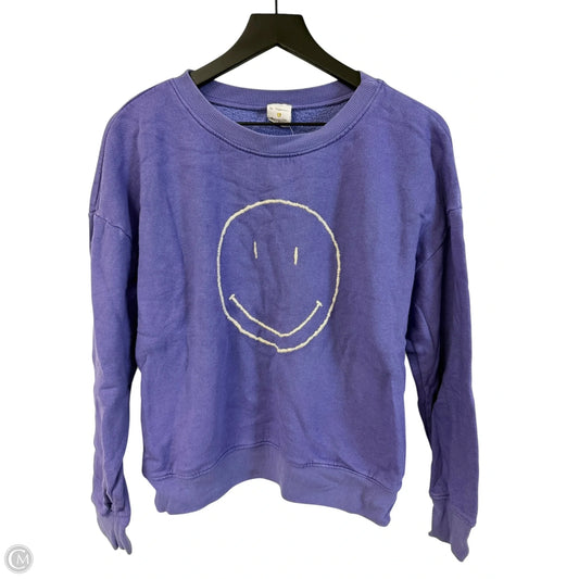 Sweatshirt Crewneck By By Together In Purple, Size: S