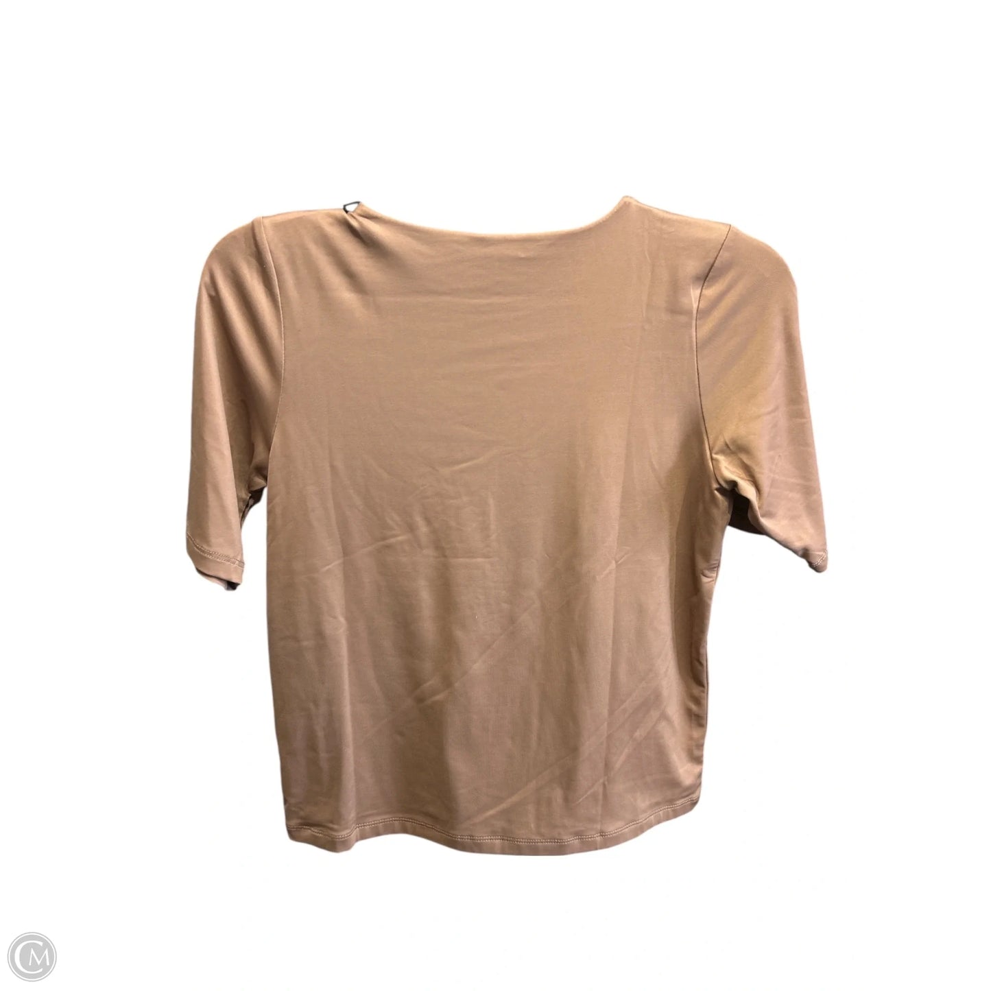 Top Short Sleeve Basic By T Tahari In Brown, Size: S