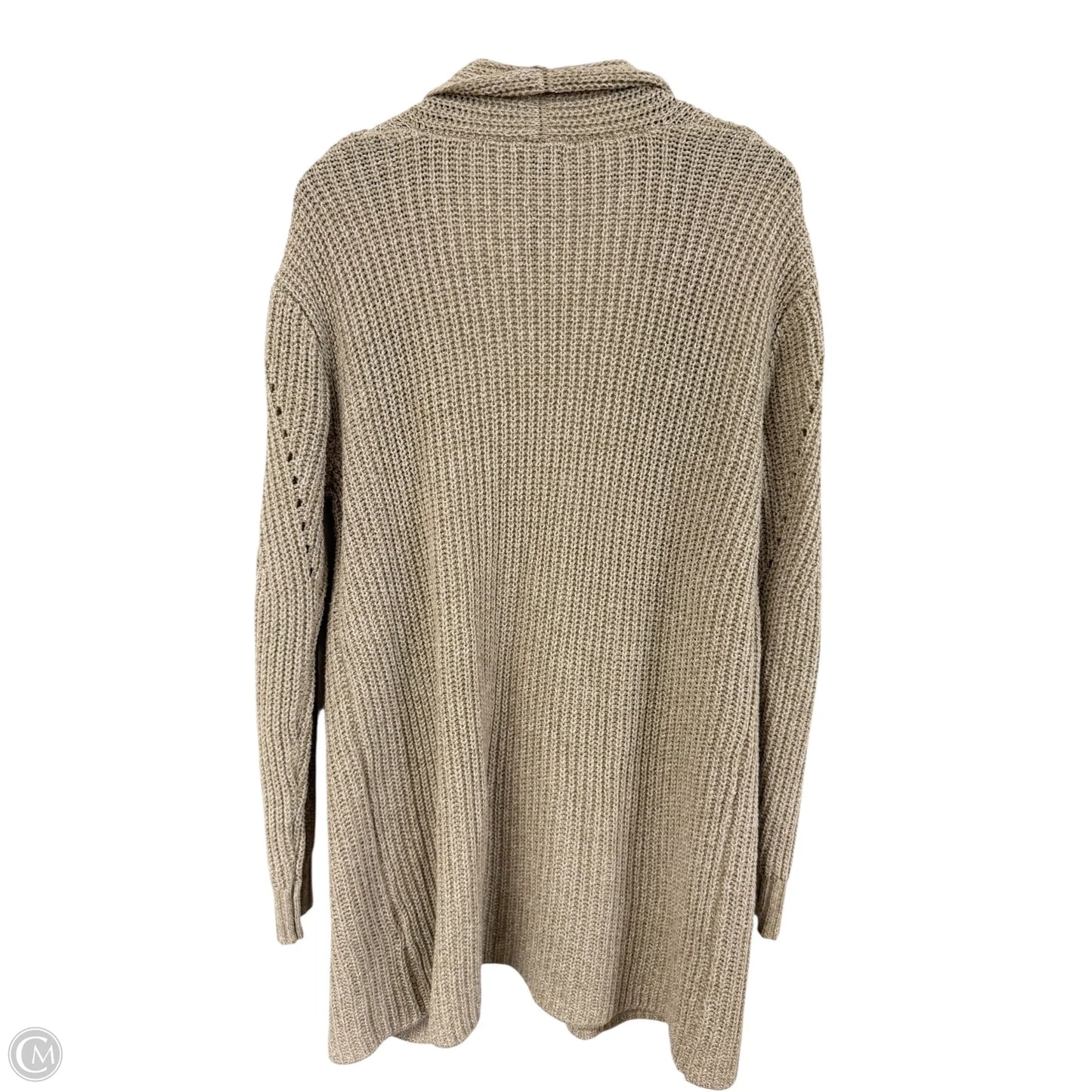 Sweater Cardigan By Cme In Beige, Size: M