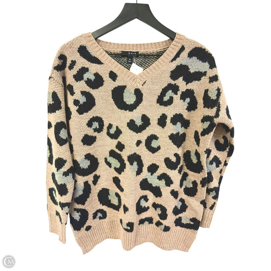 Sweater By Ana In Leopard Print, Size: Xs