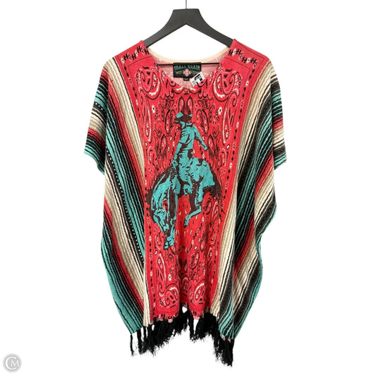 Sweater Short Sleeve By Crazy Train In Multi-colored, Size: Osfm