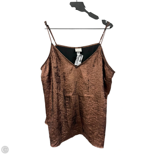 Top Sleeveless By A New Day In Bronze, Size: Xxl
