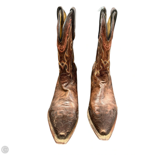 Boots Western By Tony Lama In Brown, Size: 10