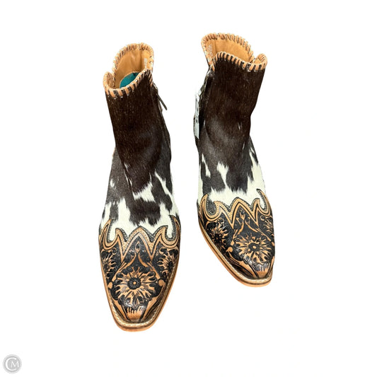 Boots Western By Myra In Brown & White, Size: 11