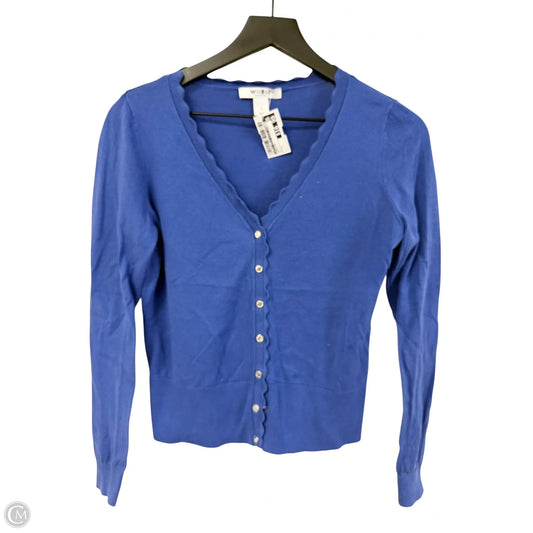 Cardigan By White House Black Market In Blue, Size: S