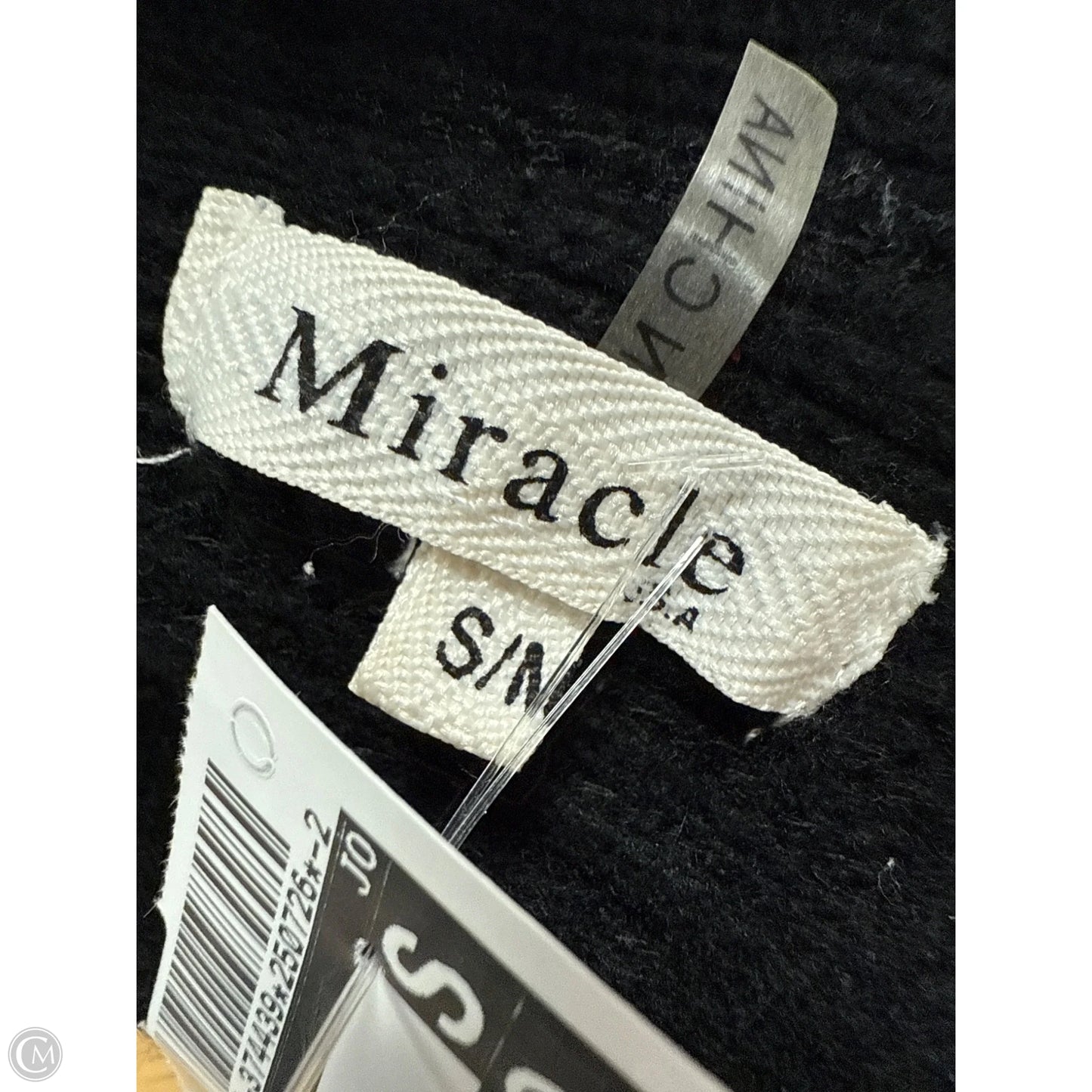 Sweater By Miracle In Black, Size: S