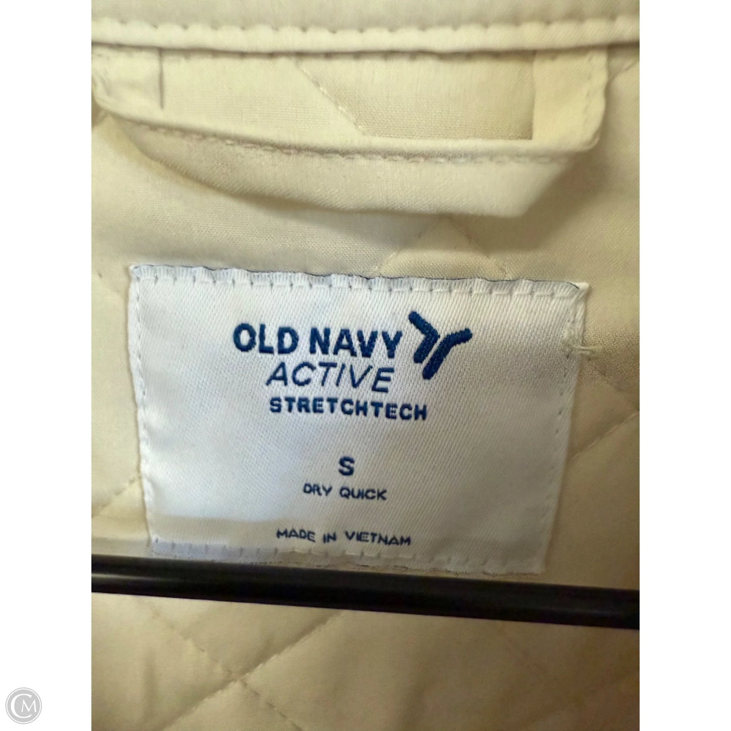 Jacket Puffer & Quilted By Old Navy In Cream, Size: S