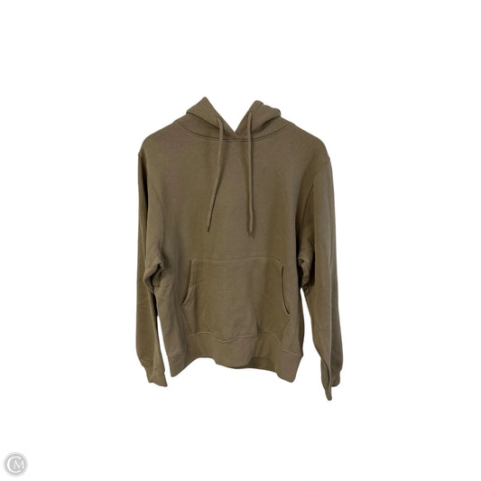 Sweatshirt Hoodie By Reflex In Beige, Size: L