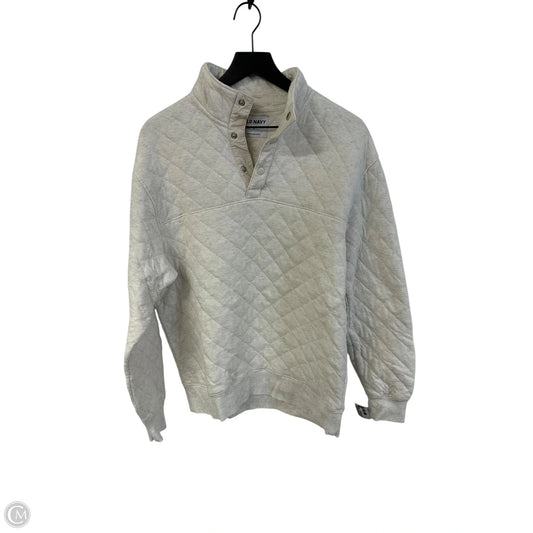 Sweatshirt Collar By Old Navy In Grey, Size: S