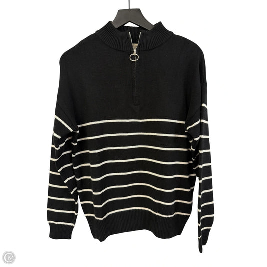 Sweater By By Together In Black & White, Size: M