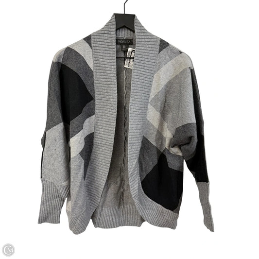 Sweater Cardigan By Rachel Zoe In Black & Grey, Size: Xs