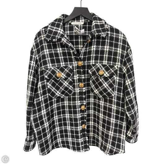 Jacket Other By Clothes Mentor In Black & White, Size: S