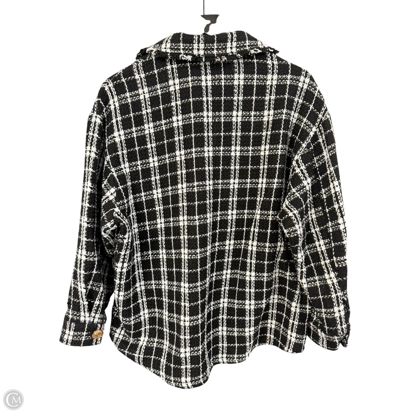 Jacket Other By Clothes Mentor In Black & White, Size: S