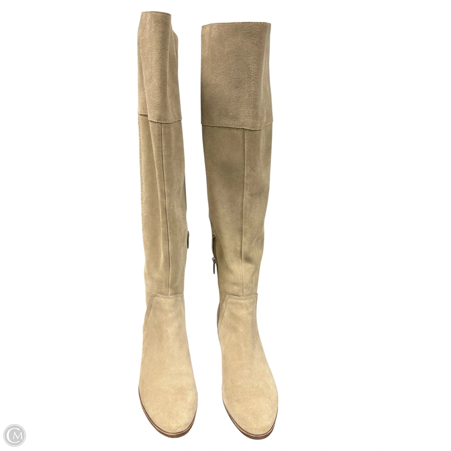 Boots Knee Flats By Vince Camuto In Tan, Size: 8.5