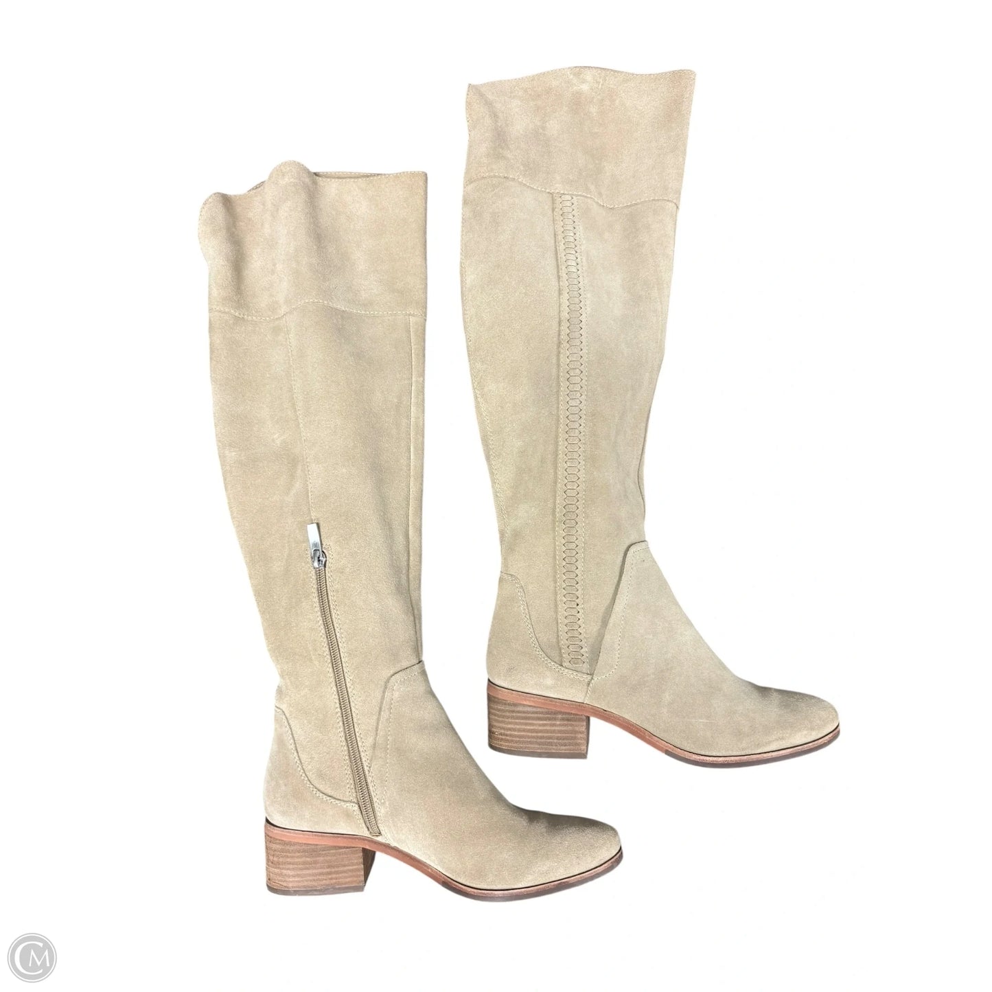 Boots Knee Flats By Vince Camuto In Tan, Size: 8.5