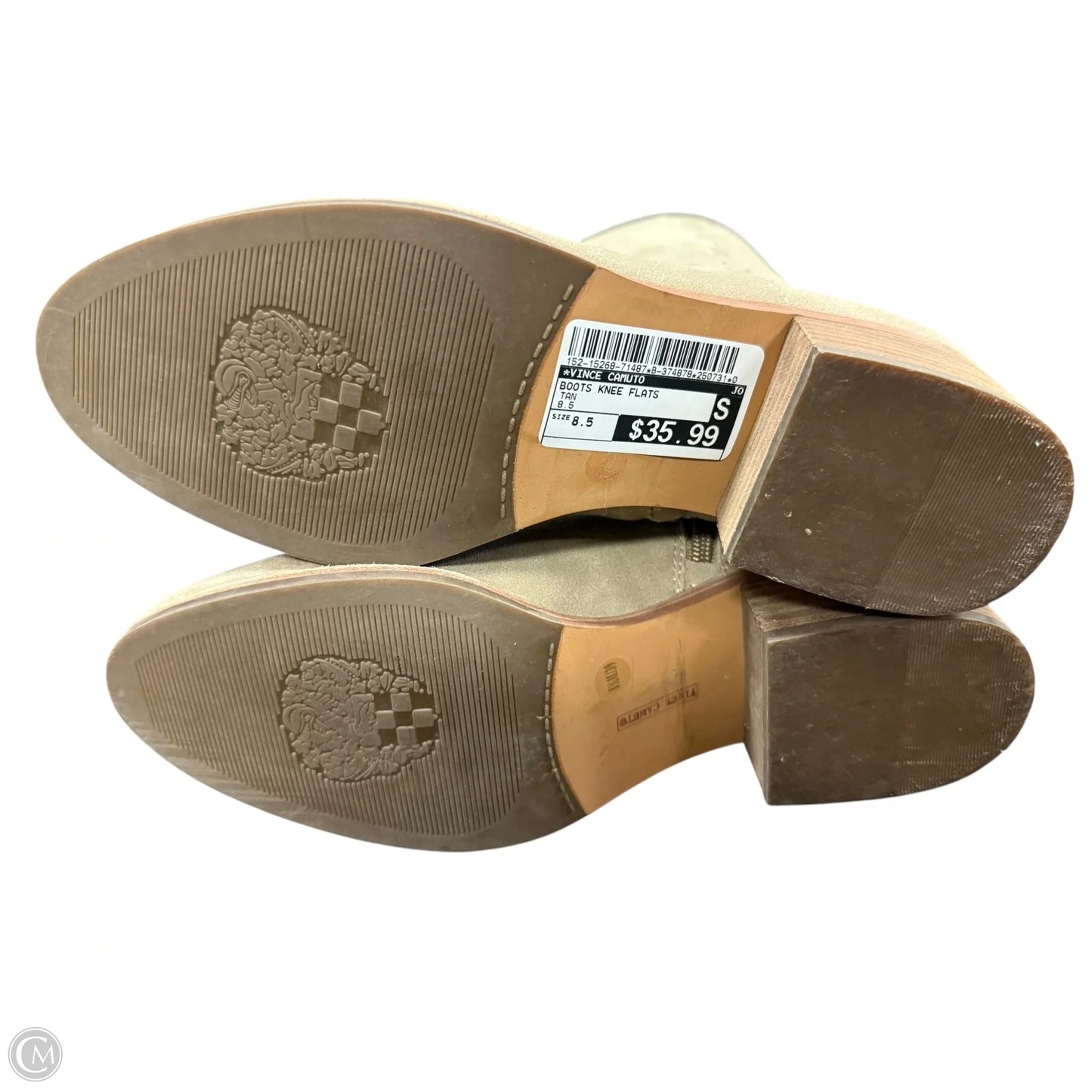 Boots Knee Flats By Vince Camuto In Tan, Size: 8.5