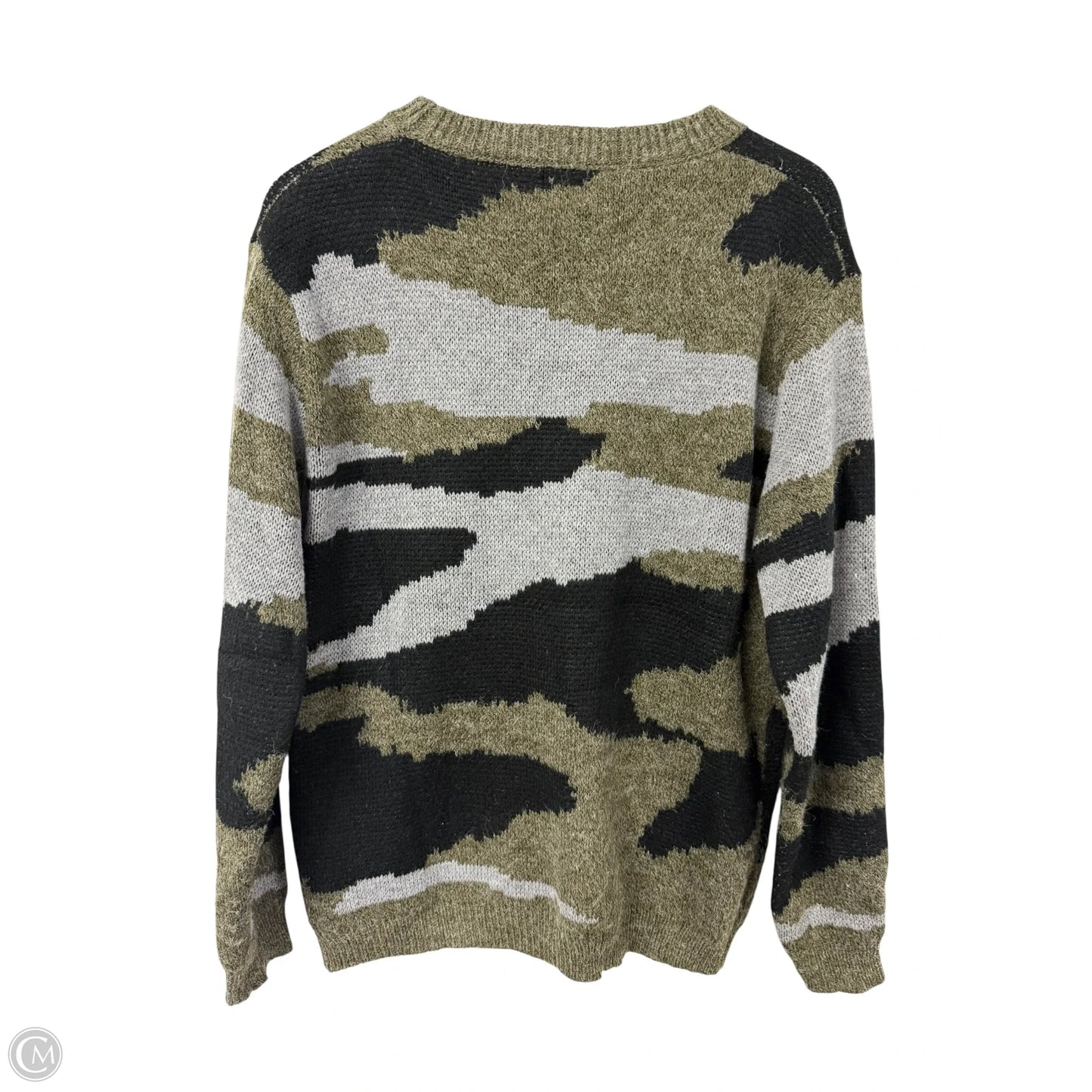 Sweater By Wanna B In Camouflage Print, Size: M