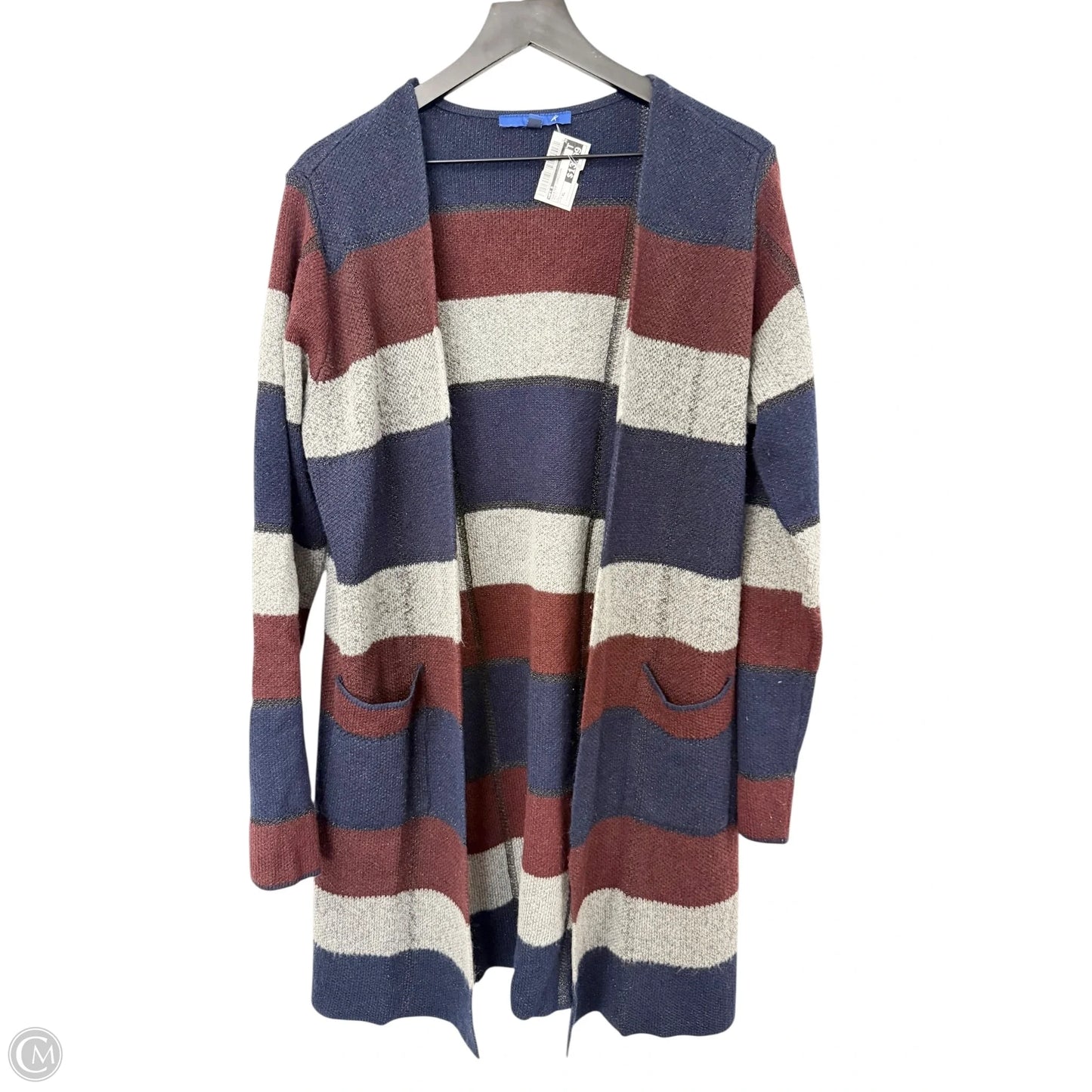 Sweater Cardigan By Apt 9 In Multi-colored, Size: Xl