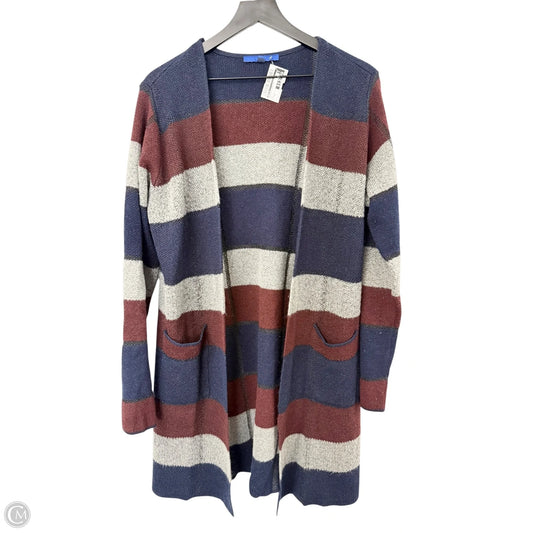 Sweater Cardigan By Apt 9 In Multi-colored, Size: Xl