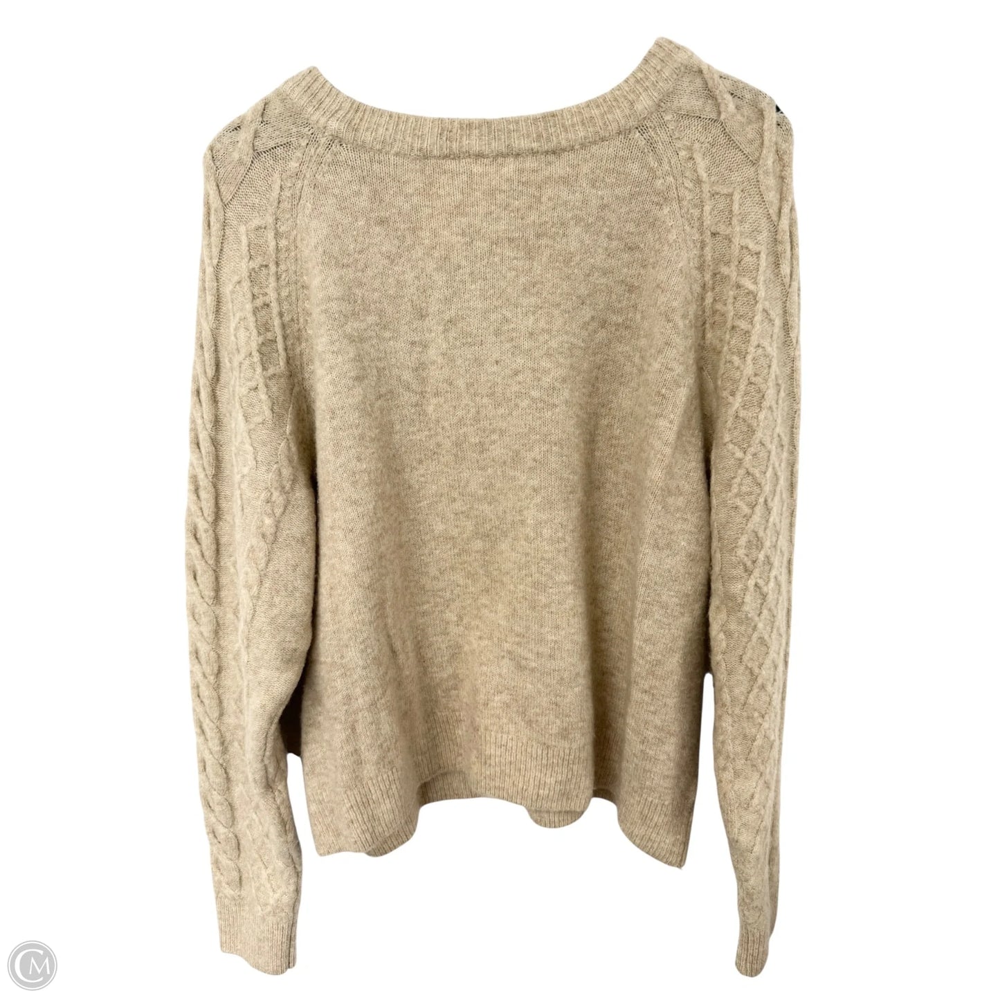 Sweater By H&m In Tan, Size: M