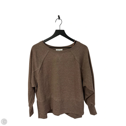Sweatshirt Crewneck By Hippie Rose In Brown, Size: S