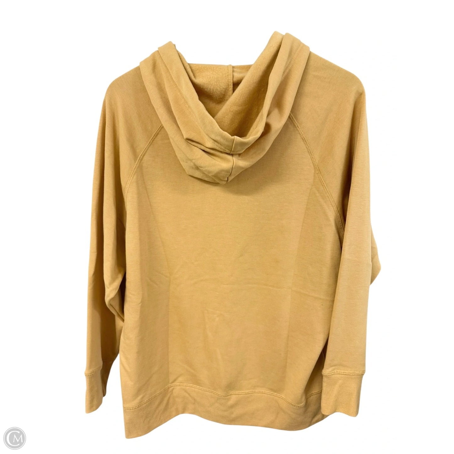 Sweatshirt Hoodie By Pink Rose In Yellow, Size: M