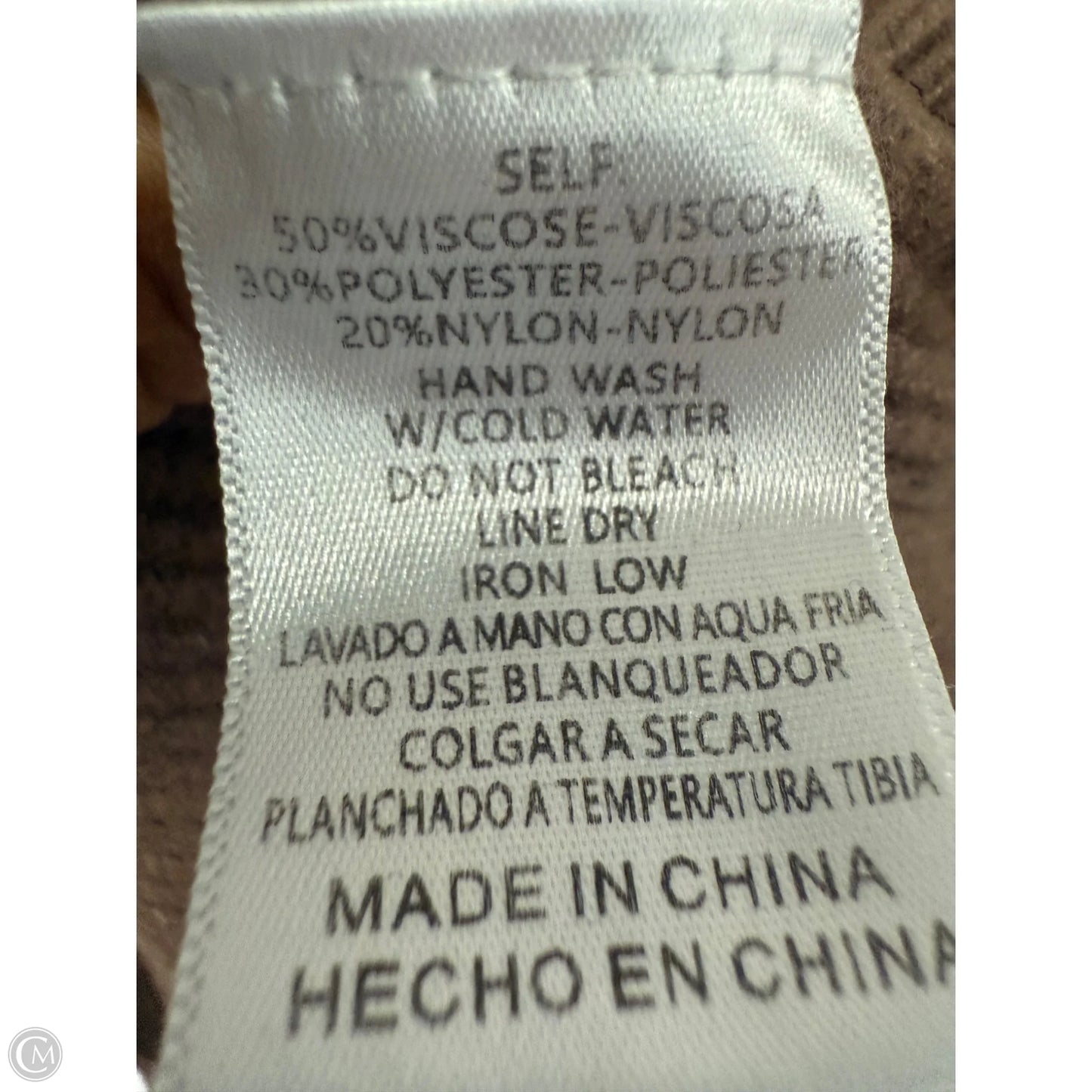 Sweater By Cmc In Brown, Size: M