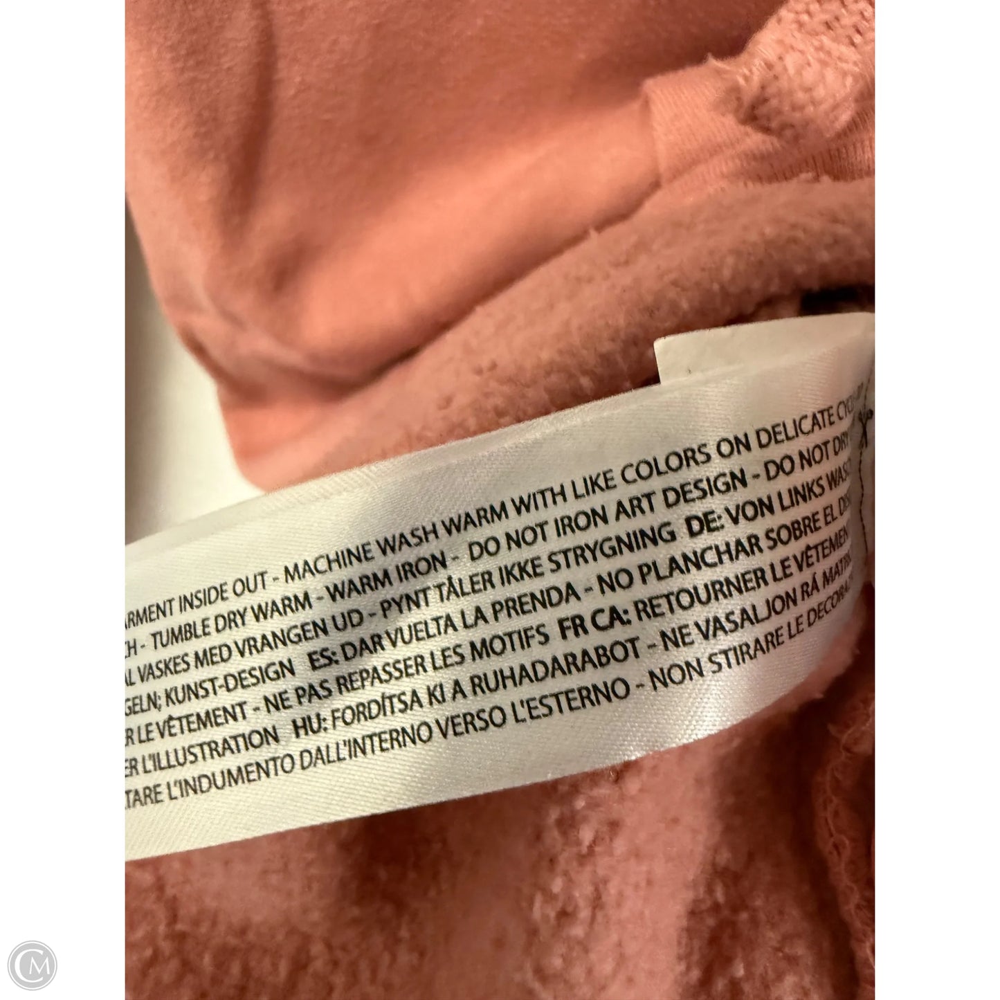 Sweatshirt Hoodie By Ariat In Pink, Size: Xl