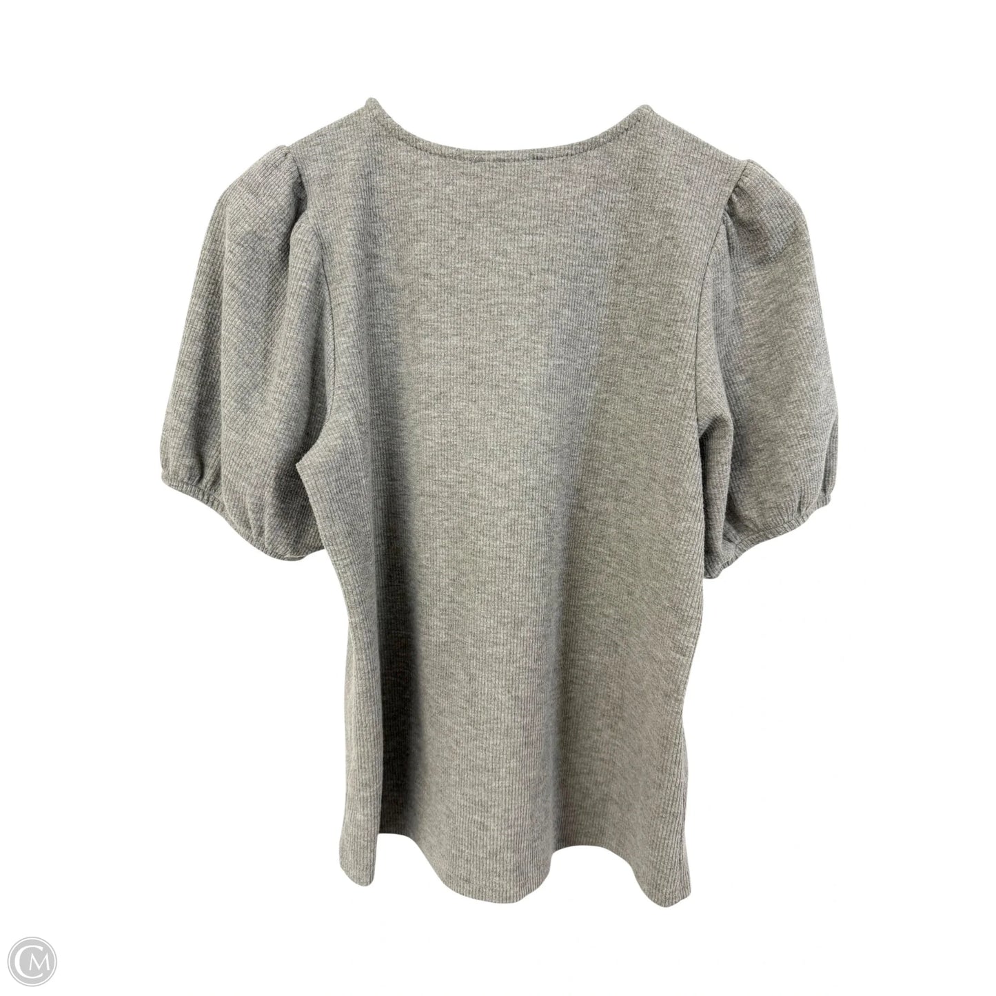 Top Short Sleeve By For The Republic In Grey, Size: M