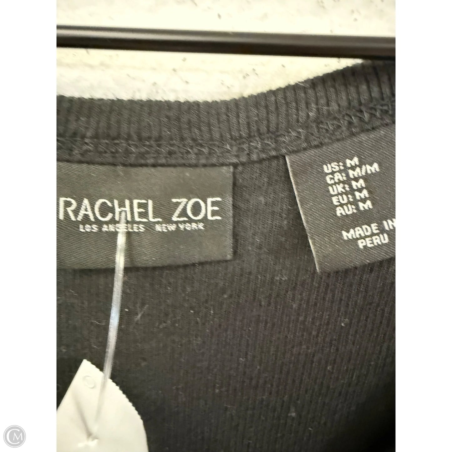 Top Short Sleeve Basic By Rachel Zoe In Black, Size: M