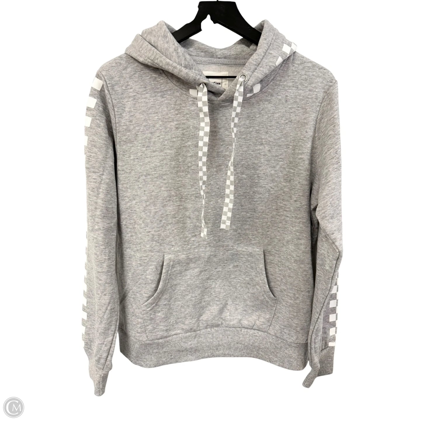 Sweatshirt Hoodie By Reflex In Grey, Size: L