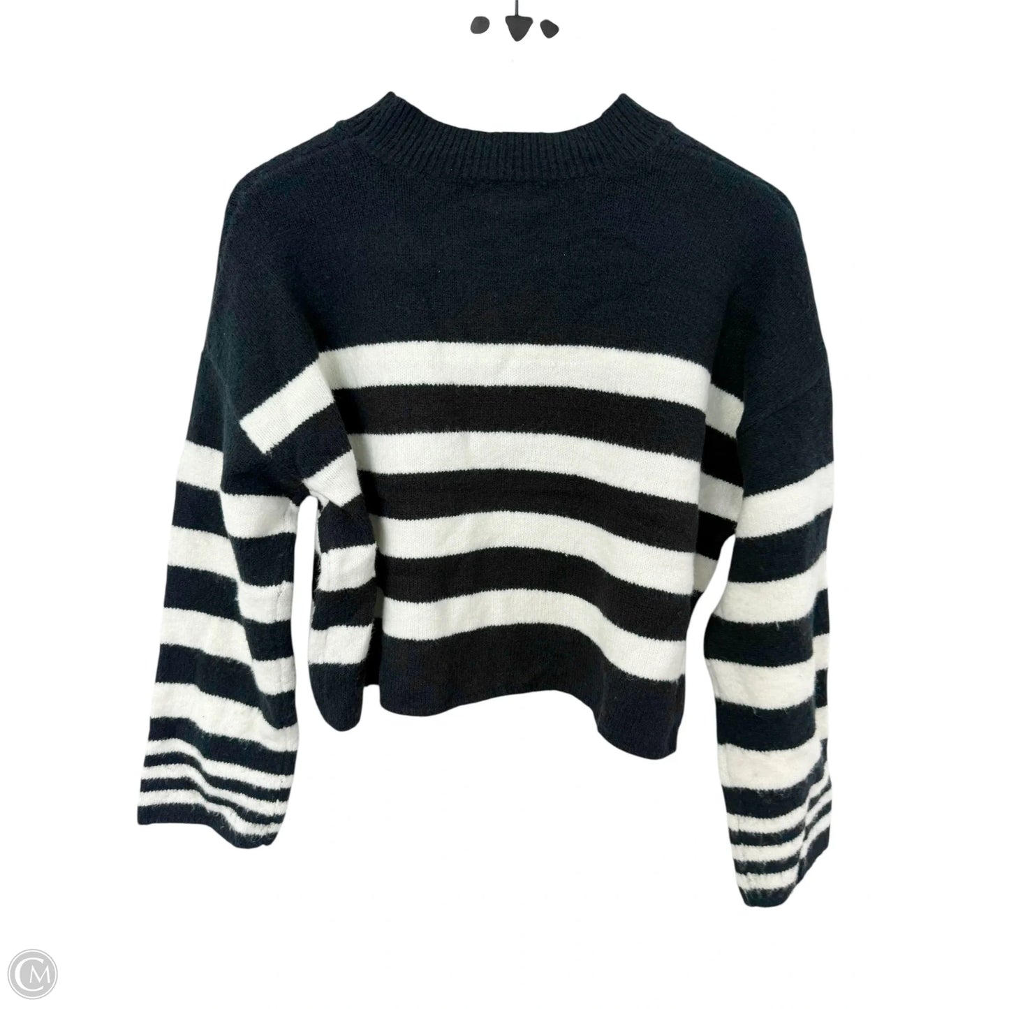 Sweater By Cme In Black & White, Size: S