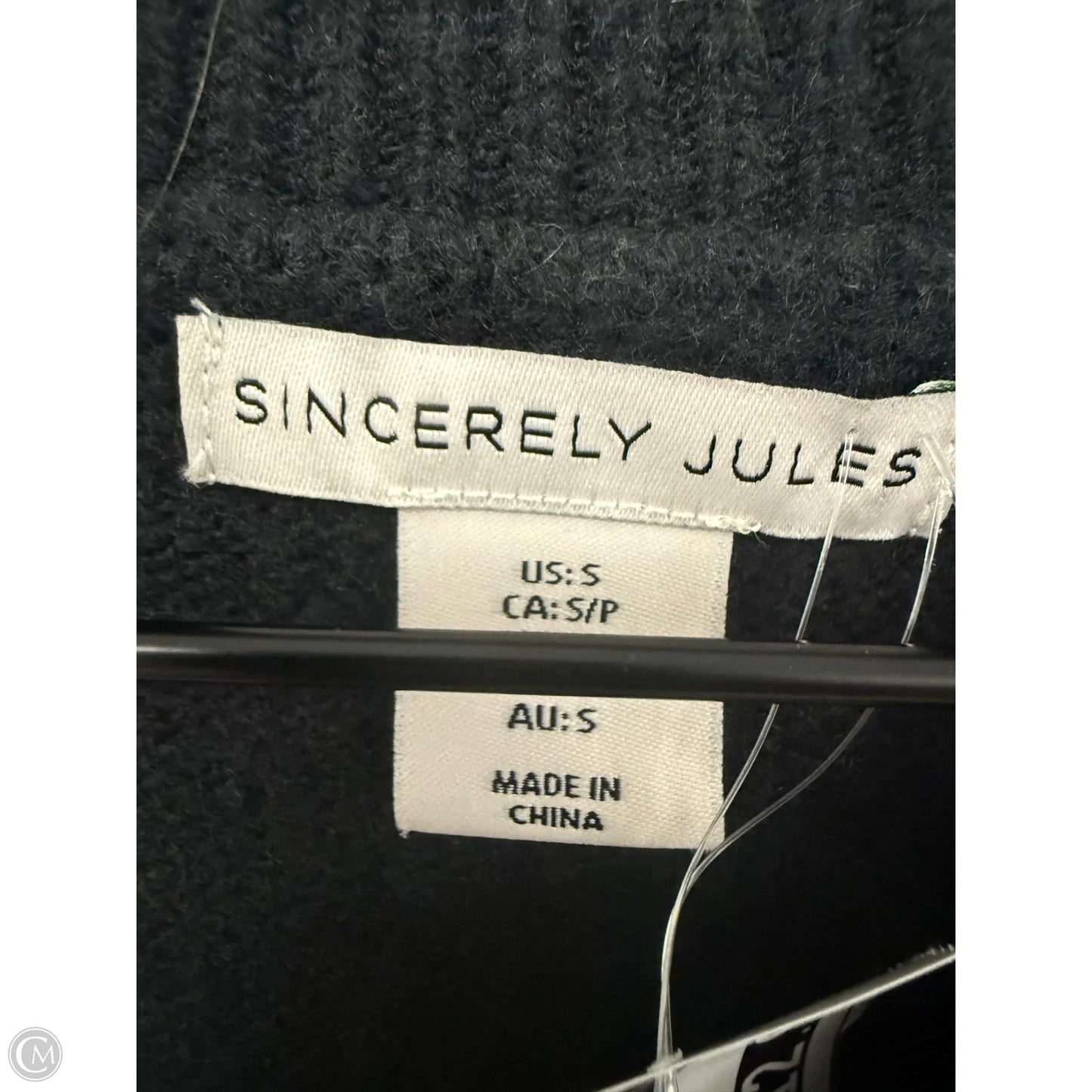 Sweater By Cme In Black & White, Size: S