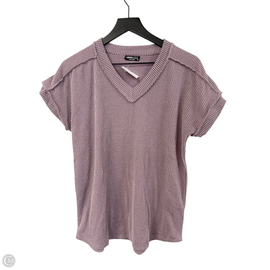 Top Short Sleeve By Heimish Usa In Purple, Size: S