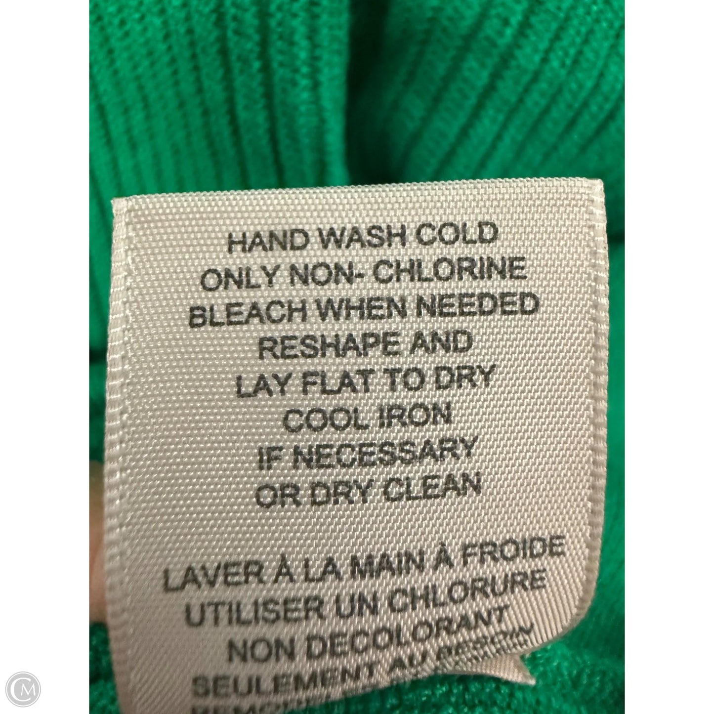 Sweater Short Sleeve By Philosophy In Green, Size: M