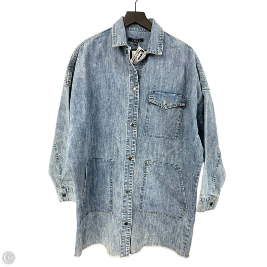 Jacket Denim By Clothes Mentor In Blue Denim, Size: M