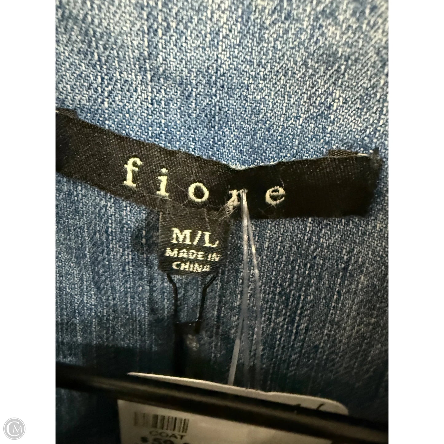 Jacket Denim By Clothes Mentor In Blue Denim, Size: M