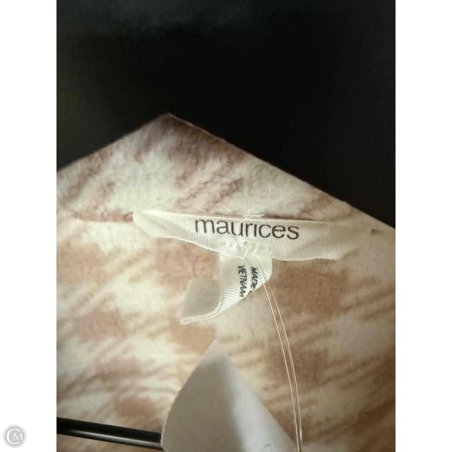 Jacket Shirt By Maurices In Tan, Size: M