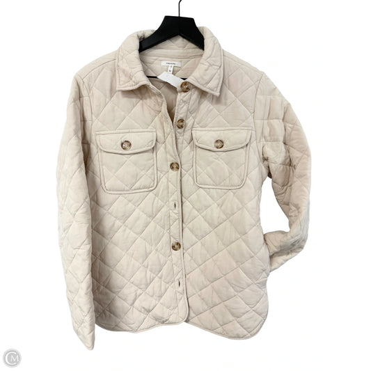 Jacket Puffer & Quilted By Maurices In Cream, Size: M